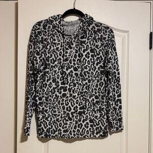 LNA Black and Gray hooded sweatshirt